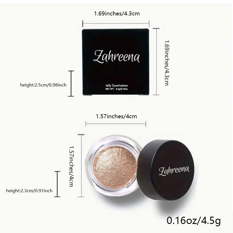 Shimmering Galactic Jelly Eyeshadow with Brush,06 Sunset Copper