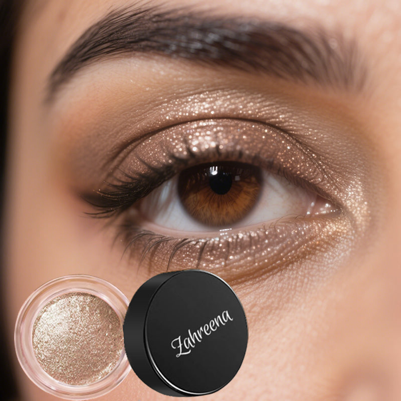 Shimmering Galactic Jelly Eyeshadow with Brush,06 Sunset Copper