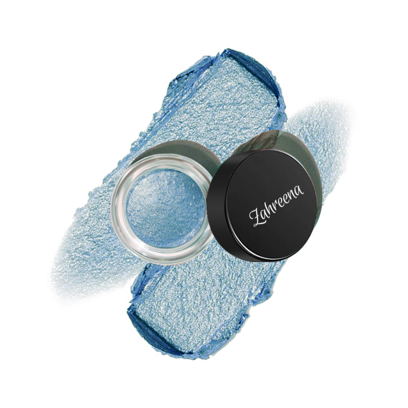 Shimmering Galactic Jelly Eyeshadow with Brush,10 Silken Azure
