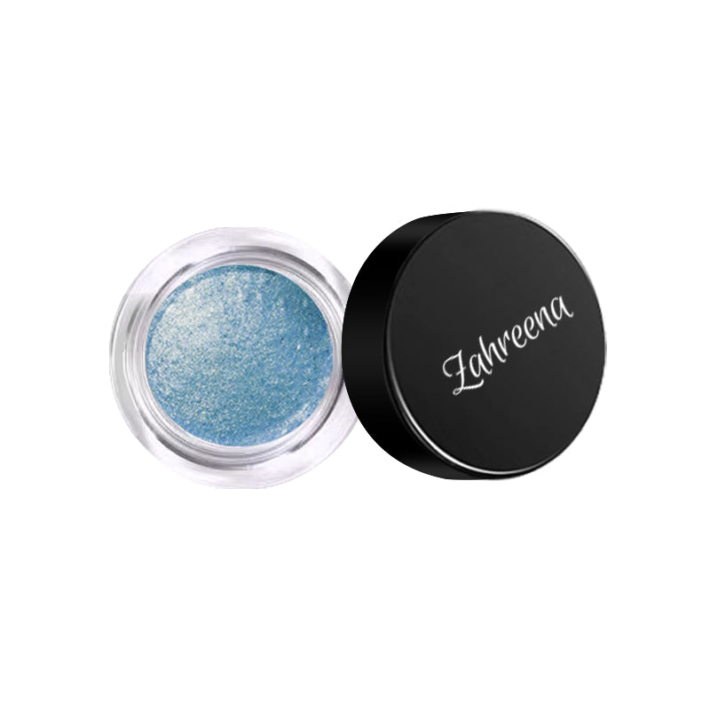 Shimmering Galactic Jelly Eyeshadow with Brush,10 Silken Azure